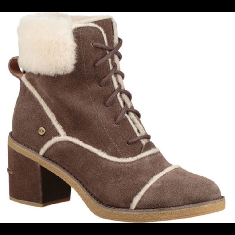 Ugg♥️NEW♥️Esterly Shearling boot Mysterious Suede